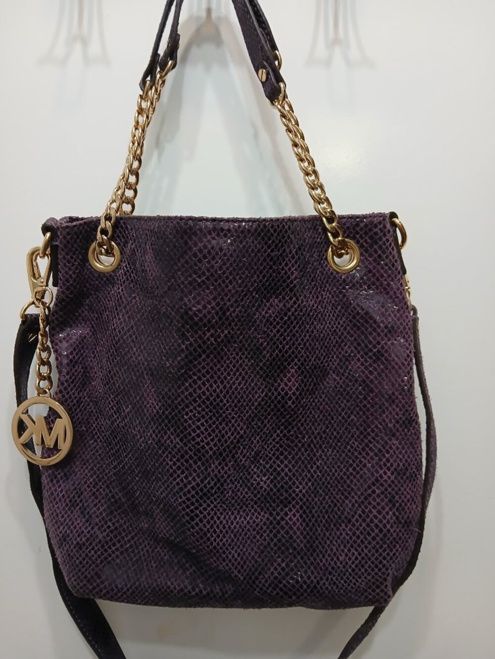 Michael Kors Purple Suede Python Bag💜 - Picture 11 of 11